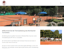 Tablet Screenshot of mtv-tennisabteilung.de